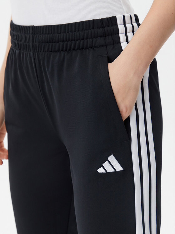 adidas adidas Spodnie dresowe Tricot 3-Stripes JF3383 Czarny Regular Fit