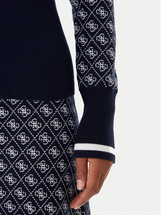 Guess Guess Pullover W5BR24 Z3JD2 Dunkelblau Slim Fit