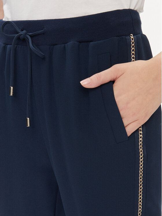Liu Jo Sport Liu Jo Sport Szövet nadrág TA4088 TS423 Sötétkék Regular Fit