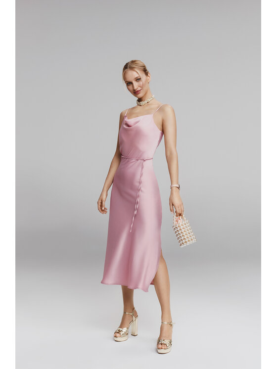 YAS YAS Koktel haljina Thea 26028891 Ljubičasta Standard Fit