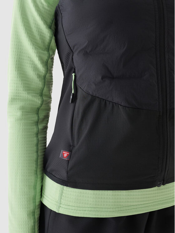 4F 4F Gilet 4FWAW24TVJAF136-22S Nero Slim Fit