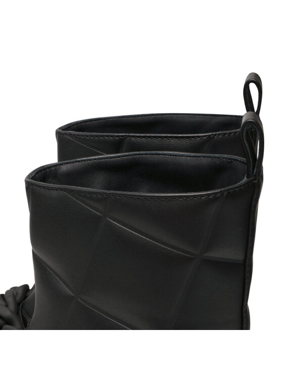 Le Silla Le Silla Čizme Stivaletto Ranger Fod. Montone 6411T020M1MMFAK001 Crna