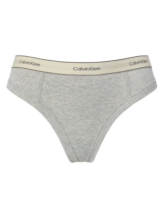 Calvin Klein Calvin Klein Стрінги LV00QF8771 Сірий