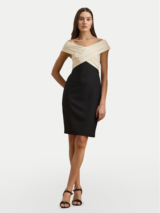 LAUREN RALPH LAUREN LAUREN RALPH LAUREN Koktejlové šaty 253963476001 Černá Slim Fit