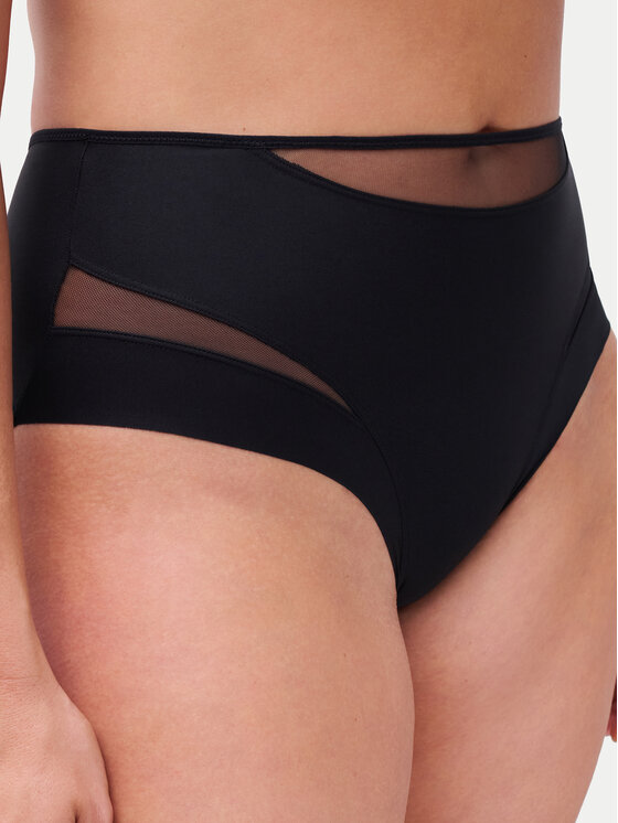 Chantelle Chantelle Klassischer Damenslip mit hoher Taille Halo C1AAC5 Schwarz