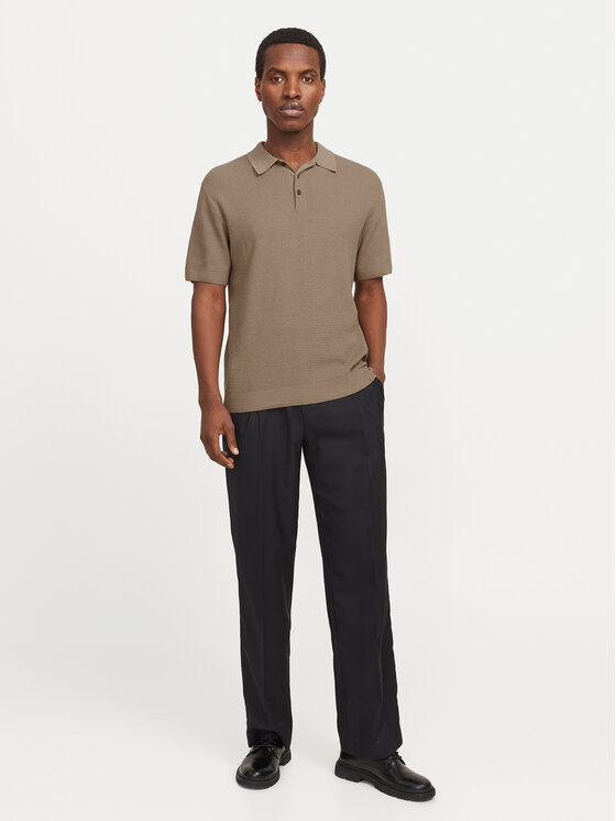 Jack&Jones Jack&Jones Polo majica Cooper 12271483 Bež Regular Fit