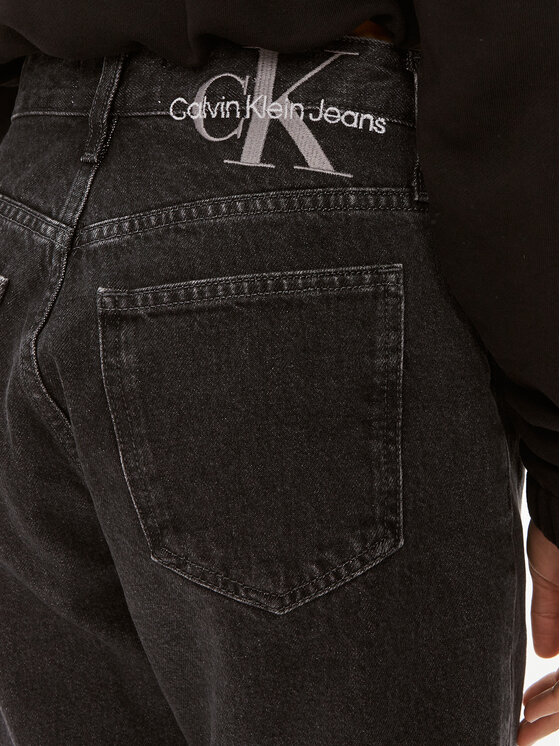Calvin Klein Jeans Calvin Klein Jeans Jeans hlače J20J223636 Siva Mom Fit