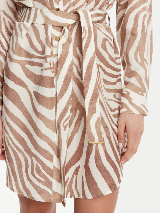 Marciano Guess Marciano Guess Φόρεμα πουκάμισο 5GGK41 7314A Μπεζ Regular Fit