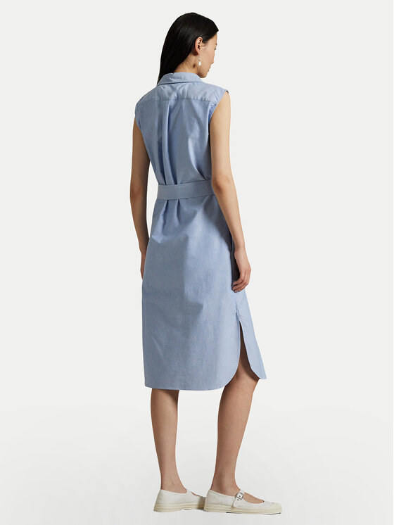 Polo Ralph Lauren Polo Ralph Lauren Rochie tip cămașă 211965853002 Albastru celest Regular Fit