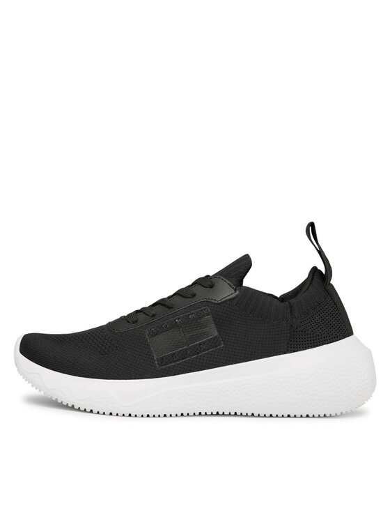 Tommy Jeans Tommy Jeans Tenisice Flexi Cpontrast Brand EN0EN02139 Crna