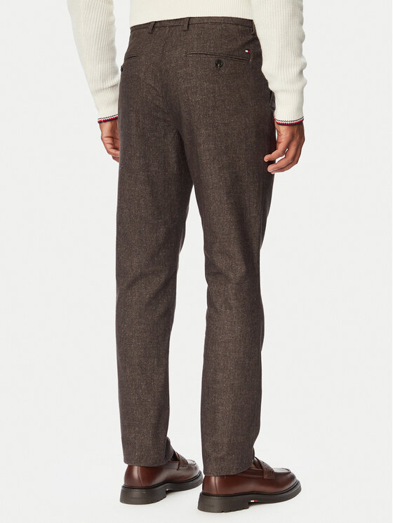 Tommy Hilfiger Tommy Hilfiger Pantaloni chino Denton MW0MW44823 Marrone scuro Slim Fit