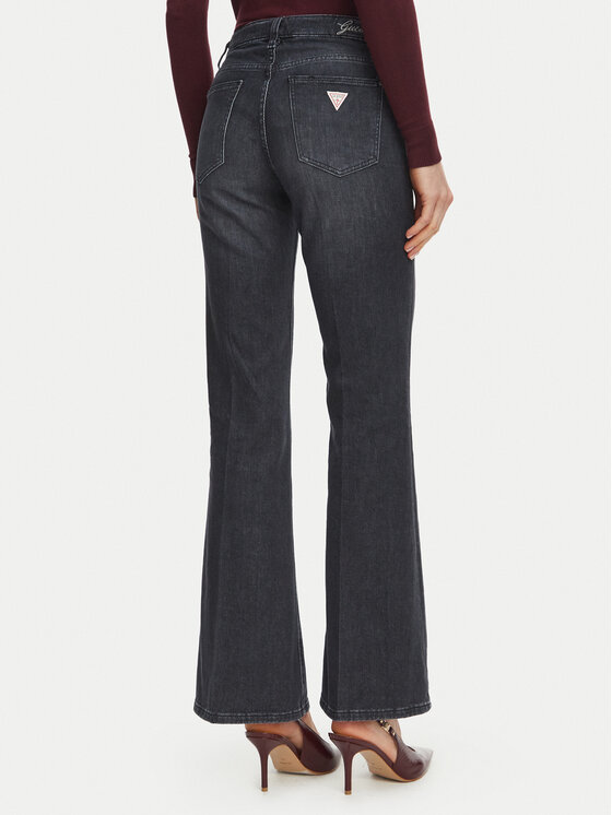 Guess Guess Jeansy 184481 Czarny Flared Fit