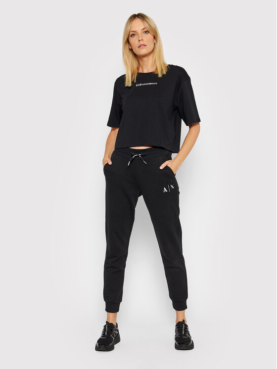 T-shirt 3LTT21 TJFJZ Nero Relaxed Fit