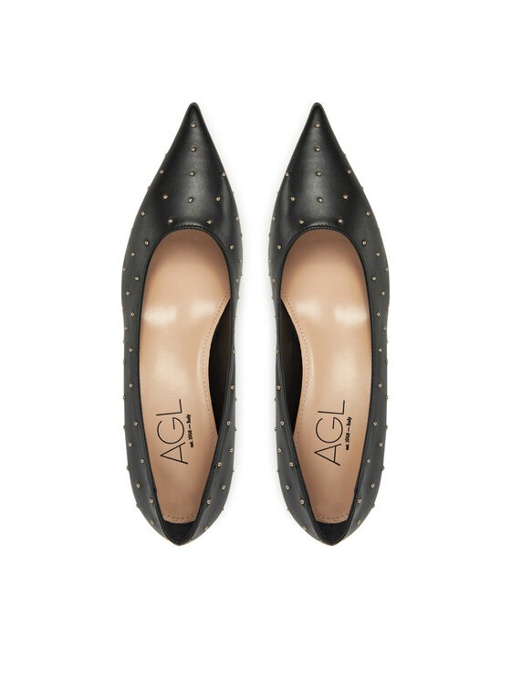 AGL AGL Décolleté Lenor Studs D167021PCKS0573656 Nero