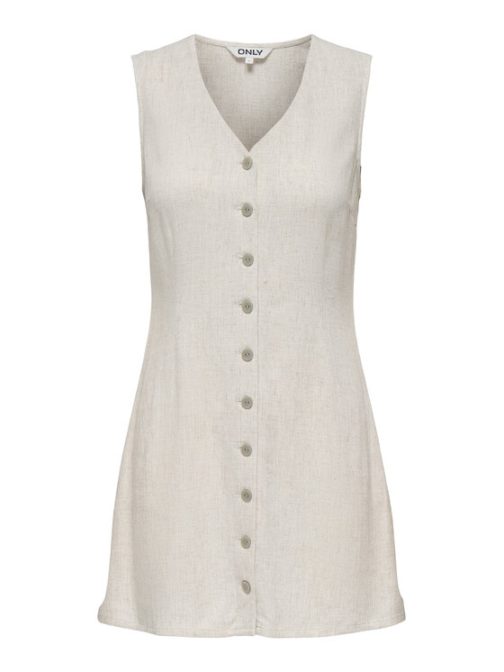 ONLY ONLY Vestito da giorno Siesta 15357797 Beige chiaro Regular Fit