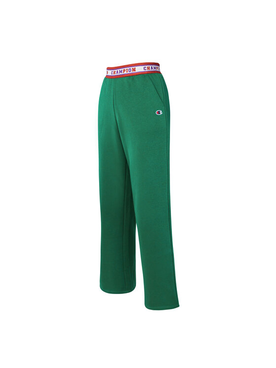 Champion Champion Spodnie dresowe 116634-GS571-AVT_S Zielony Relaxed Fit