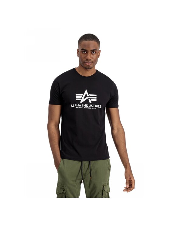 Alpha Industries Alpha Industries Súprava tričiek AI.106524-663 Čierna Basic Fit