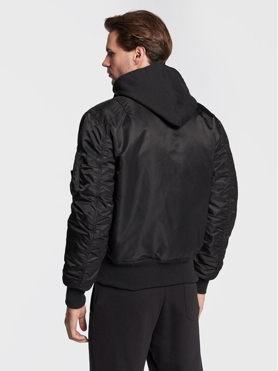 Alpha Industries Alpha Industries Kurtka bomber Ma-1 D-Tec 133104 Czarny Regular Fit