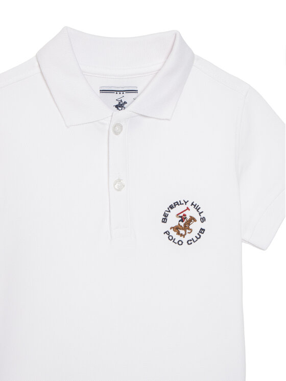 Beverly Hills Polo Club Beverly Hills Polo Club Pólóing P-SS26B-P42560 Fehér Regular Fit