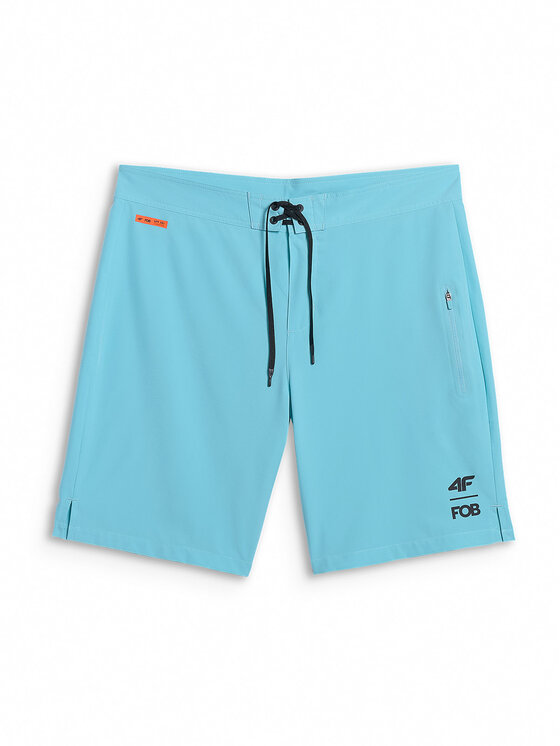 4F 4F Szorty kąpielowe FOB SUMMER Turkusowy Regular Fit