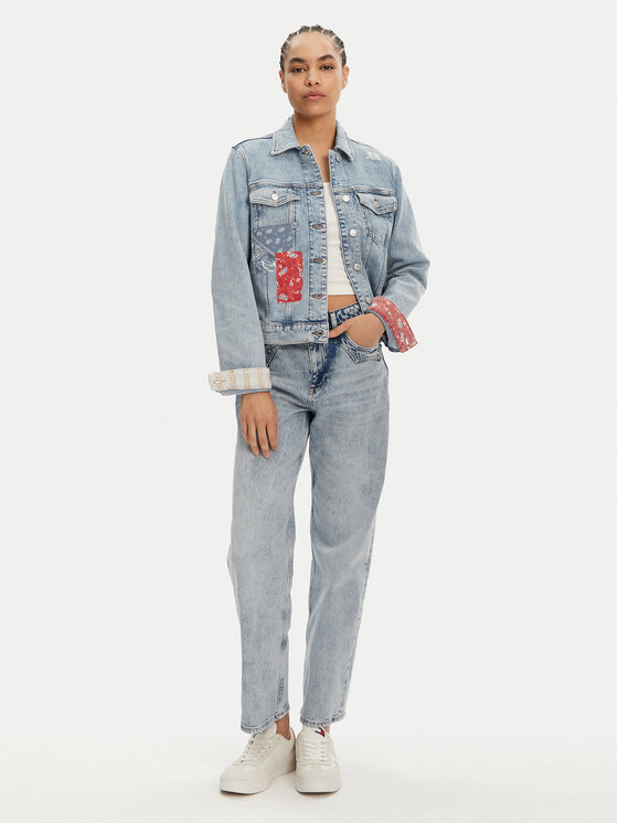 Tommy Jeans Tommy Jeans Farmer kabát Classic DW0DW20116 Kék Regular Fit