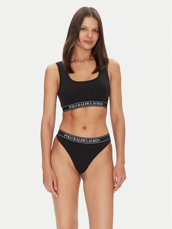 Polo Ralph Lauren Polo Ralph Lauren Chilot tanga 4P0483 Negru