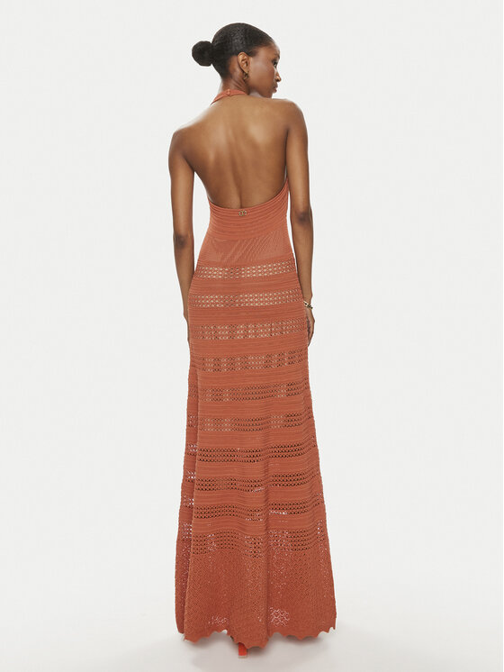 TWINSET TWINSET Φόρεμα υφασμάτινο 241TT3112 Πορτοκαλί Regular Fit