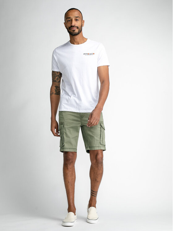 Petrol Industries Petrol Industries T-Shirt M-1030-TSR686 Weiß Regular Fit