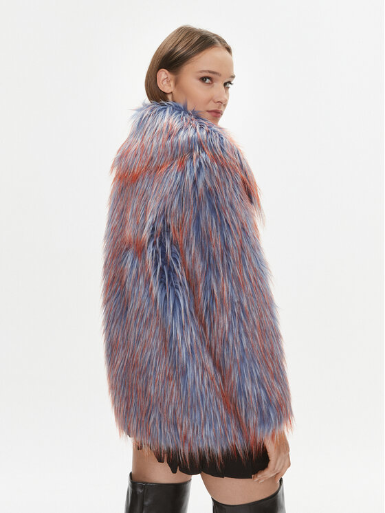 PINKO Pinko Kožušina Crudelia 102000 A18C Modrá Regular Fit