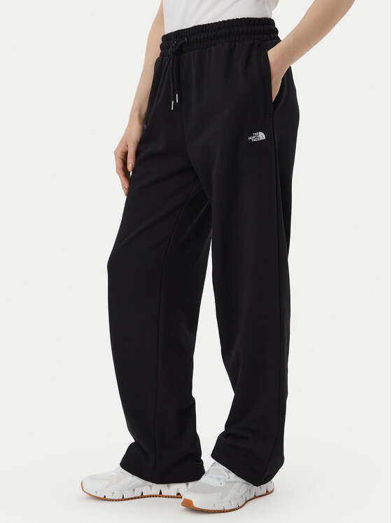 The North Face Pantaloni trening Tnf Essential Terry Simple Dome Relaxe NF0A8FDS Negru Regular Fit