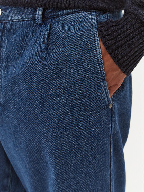 Pantalon Bébé En Jean Stretch | United Colors Of Benetton | Design Avec Nervures Et Fausse Ceinture