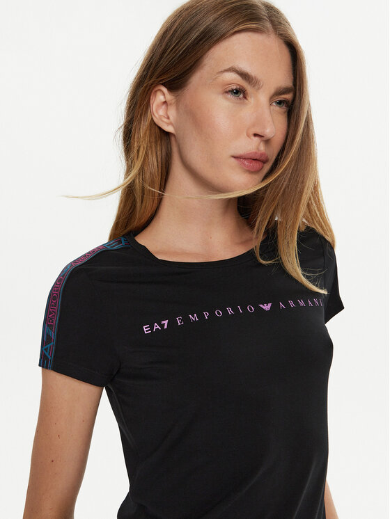 EA7 Emporio Armani EA7 Emporio Armani T-Shirt 6DTT03 TJKUZ 1200 Czarny Regular Fit