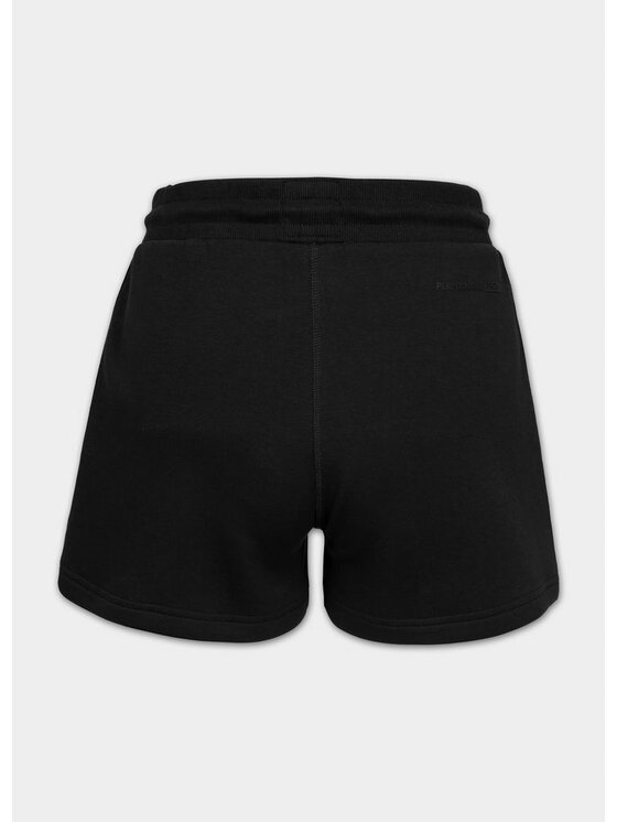 PITBULL PITBULL Szorty sportowe TAPE EXPLORY Czarny Regular Fit