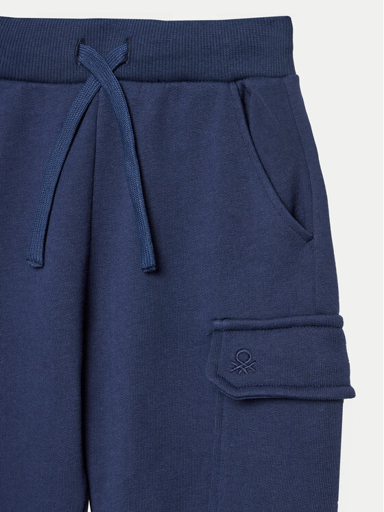 United Colors Of Benetton United Colors Of Benetton Spodnie dresowe 3FWYGF045 Granatowy Regular Fit