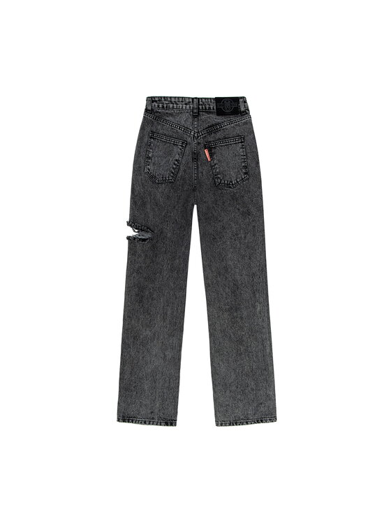 MissDenim MissDenim Jeansy Wide Leg Szary Wide Leg