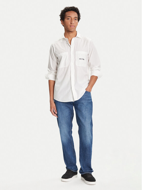 Armani Exchange Armani Exchange Koszula XM000959 AF12994 U0009 Biały Regular Fit