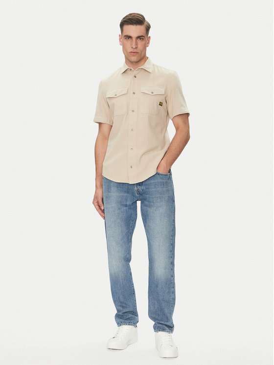 G-Star Raw G-Star Raw Koszula Marine D19751-D454 Beżowy Slim Fit