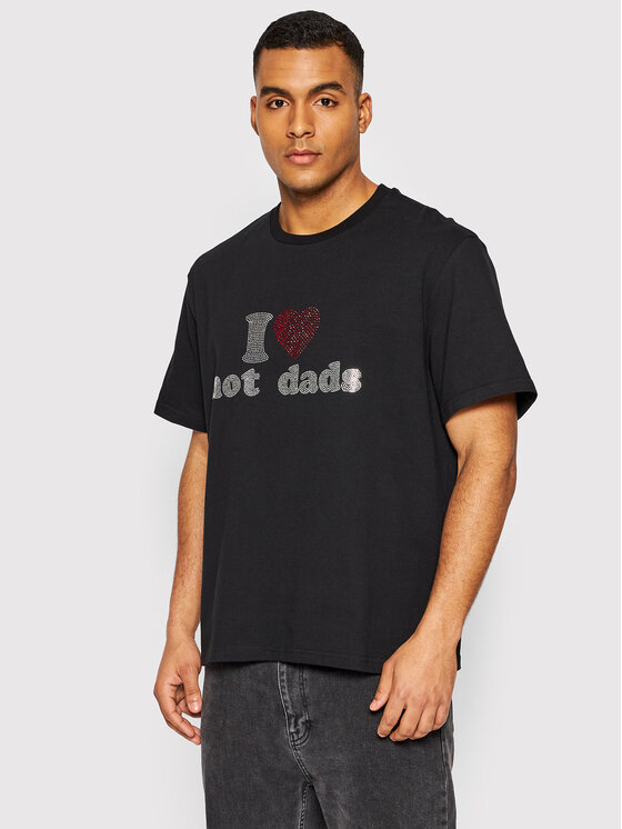 2005 2005 Tricou Unisex Hot Dads Negru Regular Fit