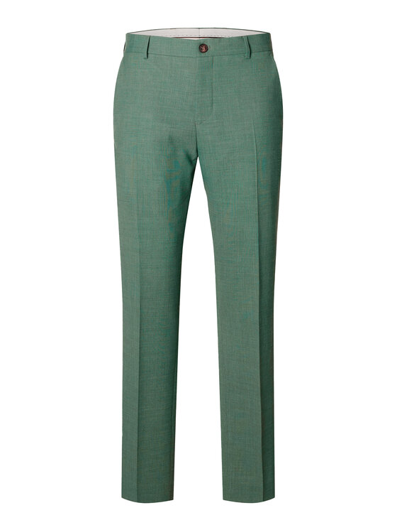 Selected Homme Selected Homme Spodnie garniturowe 16087871 Zielony Slim Fit