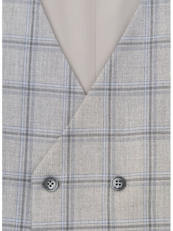 Pako Lorente Pako Lorente Kamizelka garniturowa P26SF-8X-014 Szary Slim Fit