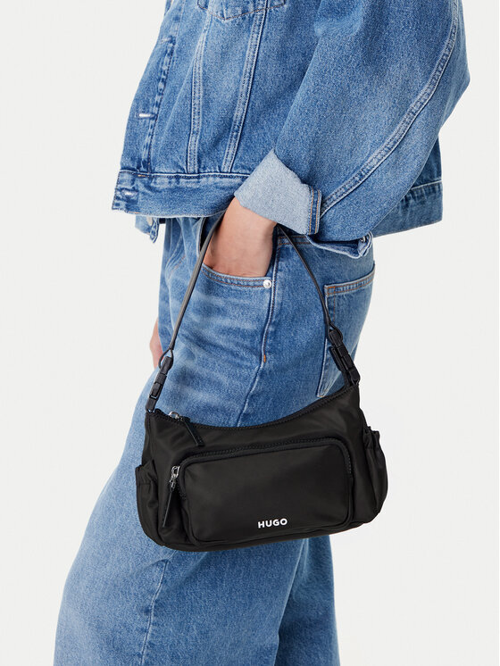 HUGO HUGO Ročna torba Bel Shoulder 50547092 Črna