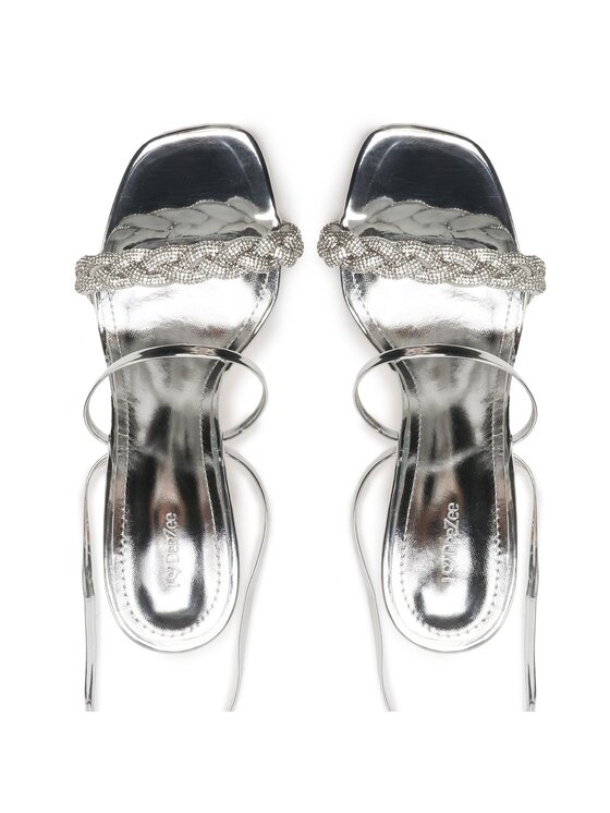 DeeZee DeeZee Sandale F3492-8 Srebrna