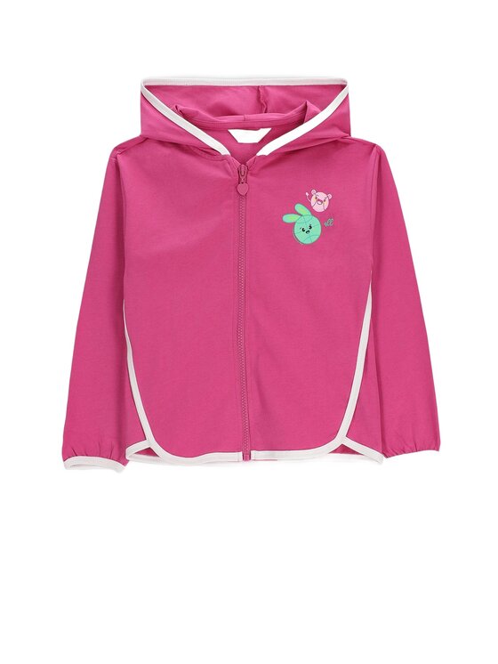 Coccodrillo Coccodrillo Mikina WC6133401JGK-007 Růžová Regular Fit