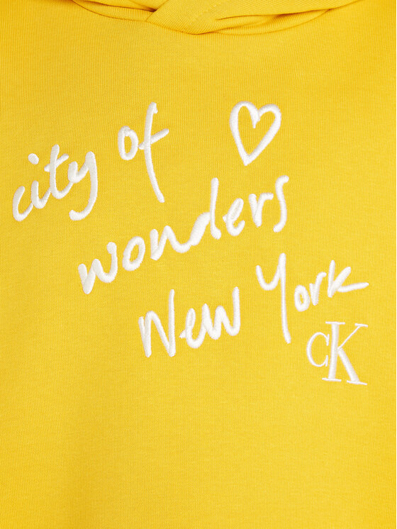 Calvin Klein Jeans Calvin Klein Jeans Felpa City Graphic IG0IG02645 Giallo Regular Fit