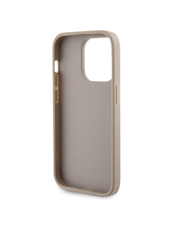 Guess Guess Etui na telefon iPhone 15 Pro Złoty