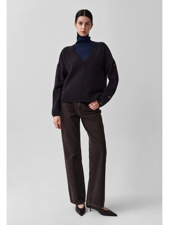 TATUUM TATUUM Sweter SOLIN 1 Brązowy Classic Fit