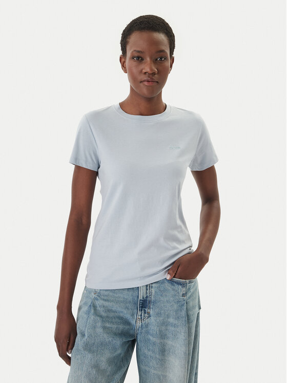 BOSS Tricou C_Esogo_1 50506973 Albastru Regular Fit