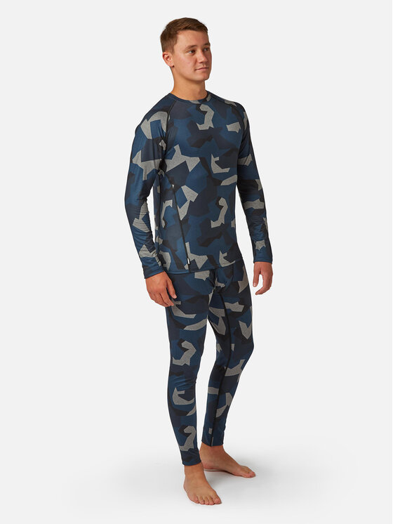Surfanic Surfanic Bielizna termoaktywna górna SWE1604 Zielony Slim Fit