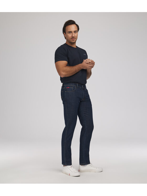 Lee Cooper Lee Cooper Jeansy JEANS M LC7504 3215 RINSED Niebieski Tapered Fit