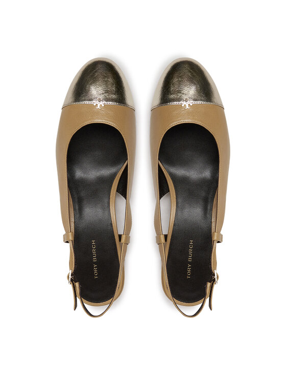 Tory Burch Tory Burch Sandale Cap-Toe Slingback Pump 156302 Bež